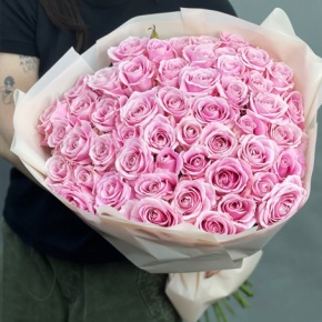 Букет из 55 роз Аваланж (60 см) в Пересвете