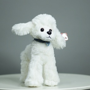 Плюшевый пудель белый (25 см) в Пересвете