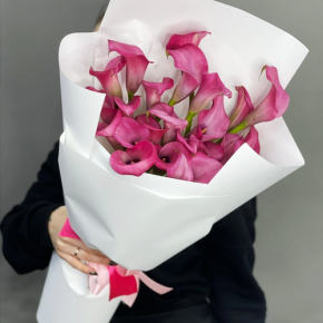 Монобукет из 21 каллы в Пересвете