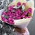 Букет "Малиновый бисквит" из кустовых и пионовидных роз и эвкалипта в Пересвете