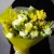 Букет из ранункулюсов и мимозы в Пересвете