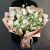 Букет "Полли" из эустом и кустовых пионовидных роз в Пересвете