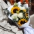 Букет "Солнечный цветочек" из подсолнуха, гиперикума, хризантем и орнитагалума в Пересвете