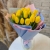 Букет из 15 жёлтых тюльпанов в Пересвете